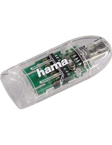 Hama USB 2.0 Card Reader 8in1 SD/microSD transparent     91092