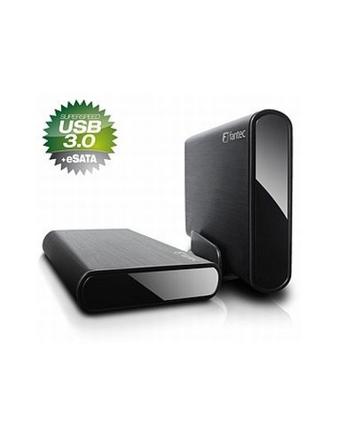 FANTEC DB-ALU 3 e black 3,5  Box USB 3.0 eSATA