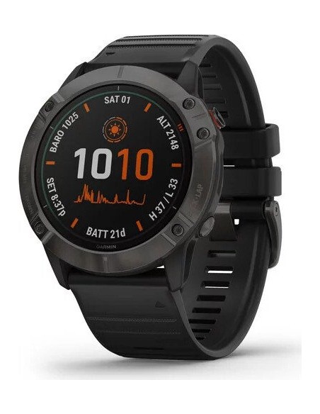 Garmin fenix 6X Solar Titanium DLC black/grey