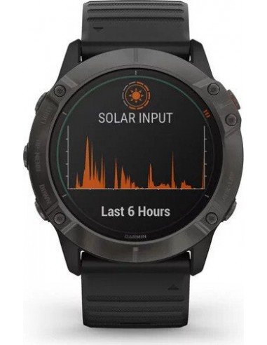 Garmin fenix 6X Solar Titanium DLC black/grey