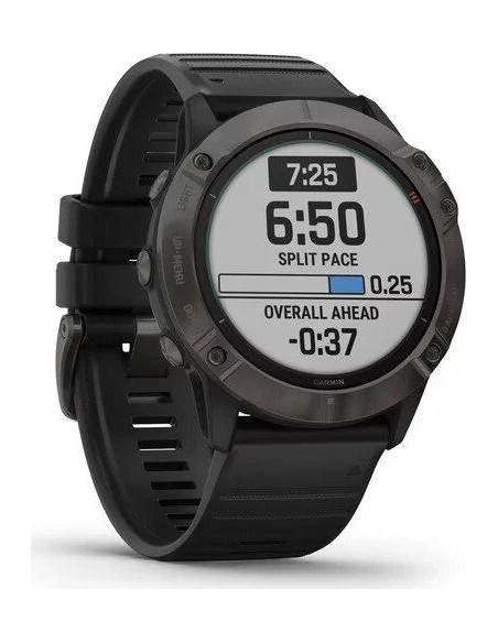 Garmin fenix 6X Solar Titanium DLC black/grey