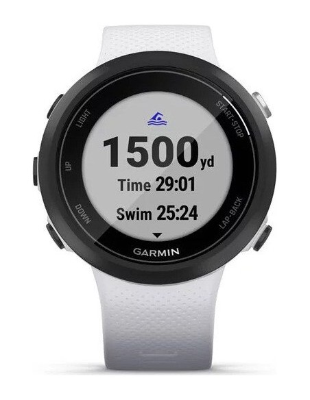 Garmin Swim 2 GPS-Swim watch stone white/silver