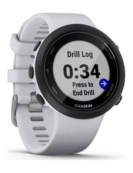 Garmin Swim 2 GPS-Swim watch stone white/silver