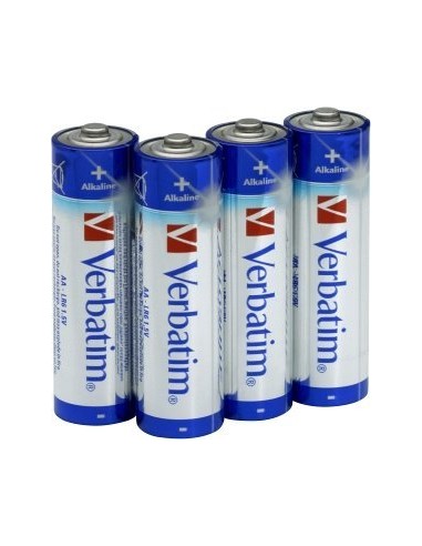 1x4 Verbatim Alkaline Battery Mignon AA LR6