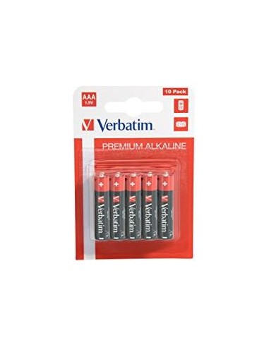 1x10 Verbatim Alkaline battery Micro AAA LR 03            49874