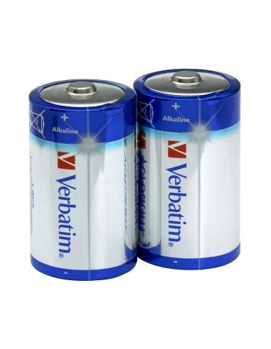 1x2 Verbatim Alkaline battery Mono D LR 20               49923