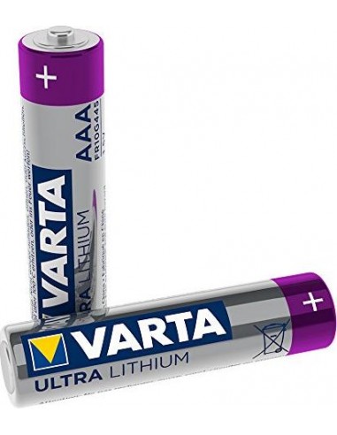 1x2 Varta Ultra Lithium Micro AAA LR03