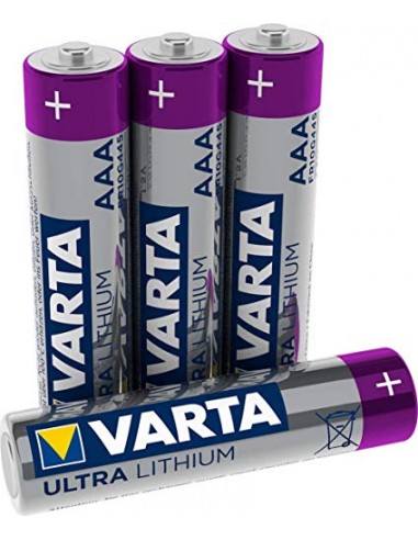 1x4 Varta Ultra Lithium Micro AAA LR03