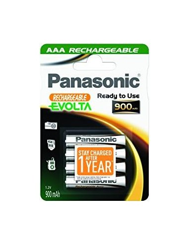 1x4 Panasonic Bat. NiMH Micro AAA 900 mAh