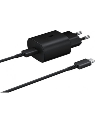Samsung fast charger USB-C 25W 1 m black