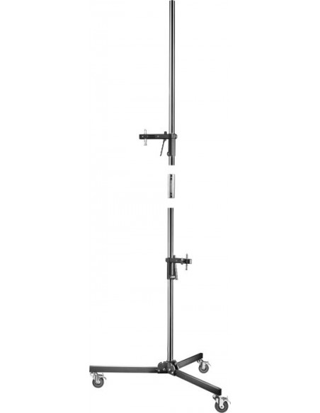 walimex pro Wheeled Tripod with 2 Clamp Holders