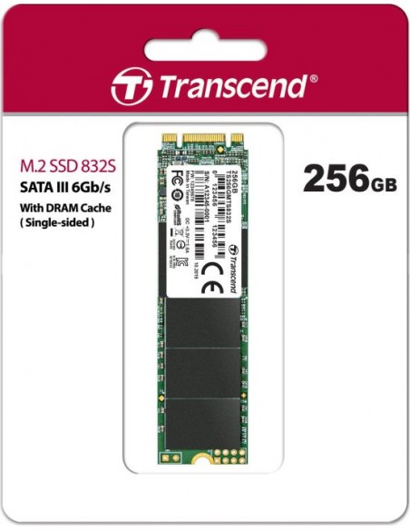 Transcend SSD MTS832S      256GB M.2 SATA III
