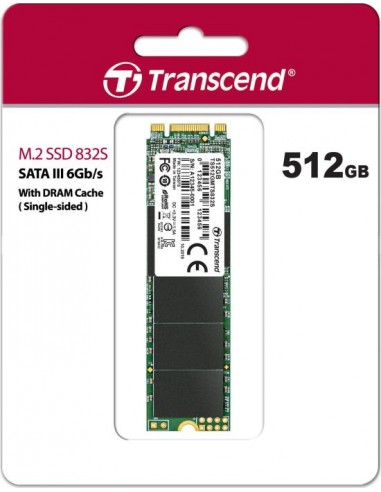 Transcend SSD MTS832S      512GB M.2 SATA III