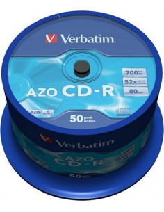 1x50 Verbatim Data Life Plus CD-R 80, 52x Speed, Spindle