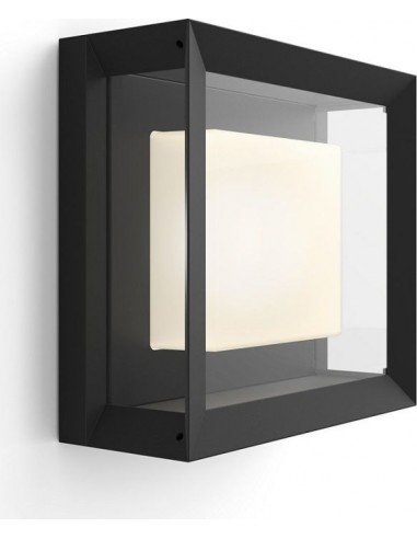 Philips Hue Econic LED Sconce squared black