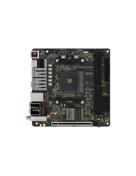 ASRock Fatal1ty Gaming B450-ITX / ac, motherboard (90-MXB870-A0UAYZ)