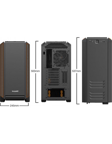 be quiet! SILENT BASE 601 Orange Tower Chassis...