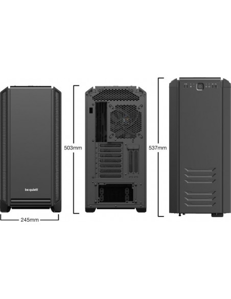 be quiet! SILENT BASE 601 Black, Tower Chassis (BG026)