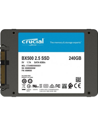 Crucial BX500 240 GB Solid State Drive...