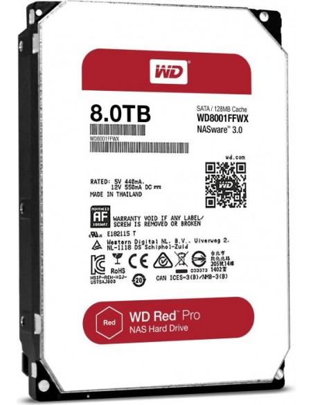 WD Red Pro 8TB, hard drive (WD8003FFBX)
