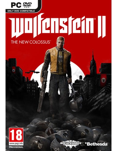 Wolfenstein II The New Colossus PC (No DVD Steam Key Only)