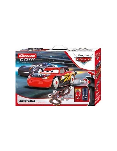 GO !!! Disney Pixar Cars - Rocket Racer, Racetrack