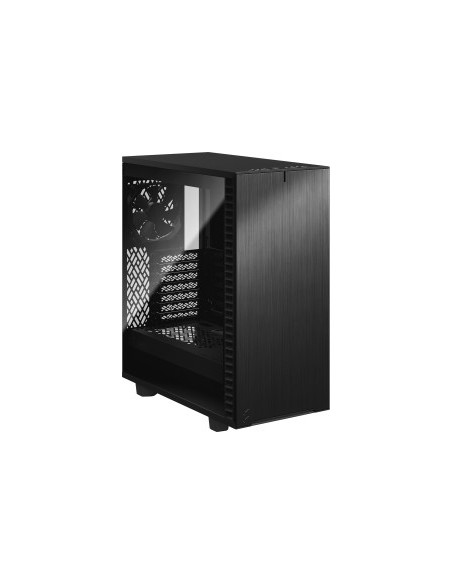 Define 7 Compact Black TG Dark Tint, tower case