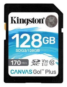 Canvas Go! Plus 128GB SDXC, Memory Card