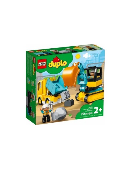 10931 DUPLO excavators and trucks, construction toys