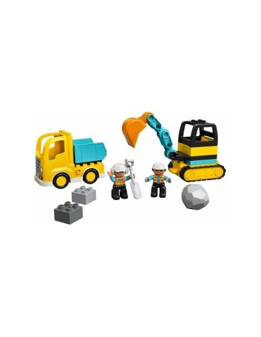 10931 DUPLO excavators and trucks, construction...