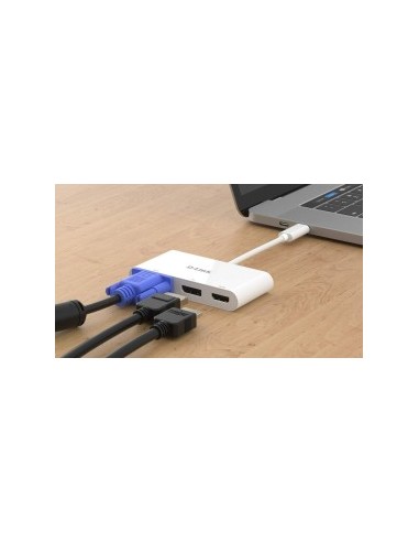 DUB-V310 3-in-1 USB-C video adapter with HDMI -...