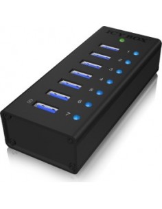 ICY BOX IB-AC618 HUB, 7x USB 3.0, incl. Power supply,...
