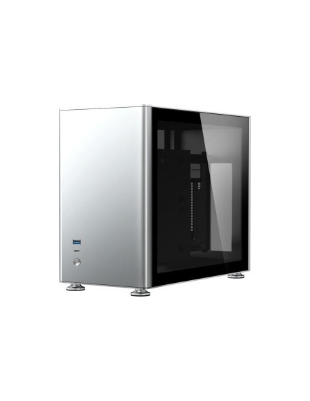 Jonsbo A4 Mini-ITX case, Tempered Glass - silver