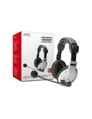 DIGITUS Stereo Multimedia Headset w. Microphone...