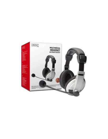 DIGITUS Stereo Multimedia Headset w. Microphone 1,8m