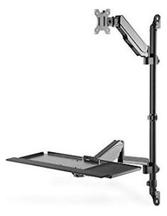 DIGITUS versatile standing- / sitting workdesk, wall mount