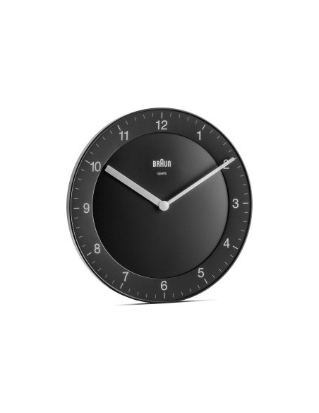 Braun BC 06 B Quartz wall clock analog black