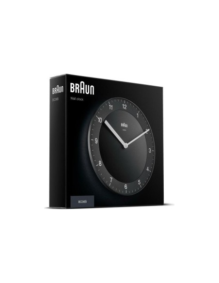 Braun BC 06 B Quartz wall clock analog black