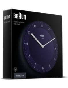 Braun BC 06 BL Quartz wall clock analog blue 2