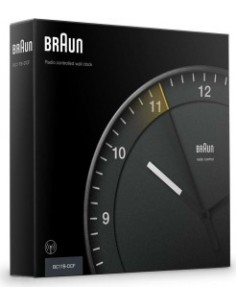 Braun BC 17 B-DCF radio wall clock black 2
