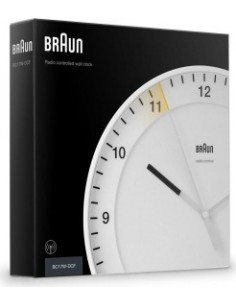 Braun BC 17 W-DCF radio wall clock white 2