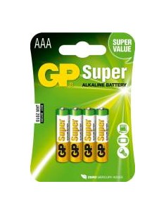 4+4 GP Super Alkaline 1,5V AAA Micro LR03        03024ADHC8
