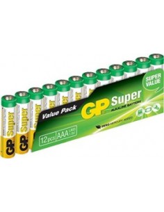1x12 GP Super Alkaline 1,5V AAA Micro LR03         03024AS12
