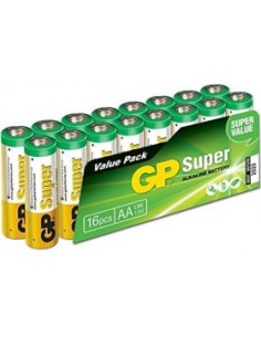 1x16 GP Super Alkaline 1,5V AA Mignon LR06        03015AS16