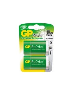 1x2 GP ReCyko NiMH Battery D Mono 5700 mAH, ready to use,...