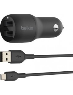Belkin USB-A Car Charger 24W 1m Micro-USB Cable CCE002bt1MBK