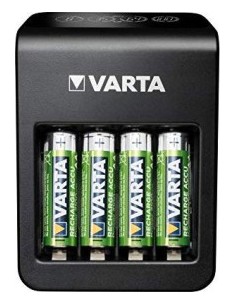 Varta LCD Pug Charger+ incl. 4 batteries 2100 mAh AA