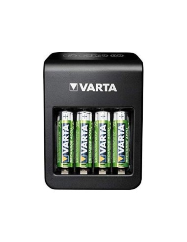 Varta LCD Pug Charger+ incl. 4 batteries 2100 mAh AA