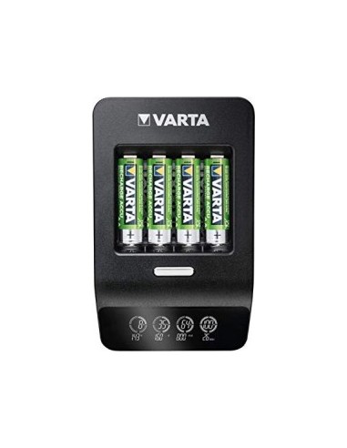 Varta LCD Ultra Fast Charger+ incl. 4 Batt. 2100 mAh AA + 12V