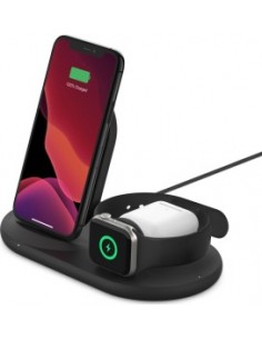 Belkin 3-in-1 wirel. Charger for Apple Watch/iPhone, black